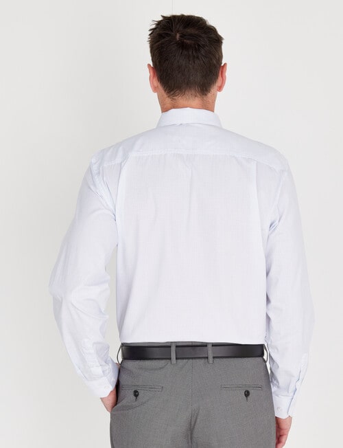 Chisel Formal Dash Ditsy Long Sleeve Shirt, Light Blue product photo View 02 L