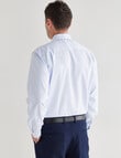 Chisel Formal Textured Dobby Long Sleeve Shirt, Light Blue product photo View 02 S