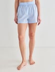 Mineral Lounge Lounge Stripe Boxer Short, Blue product photo View 04 S