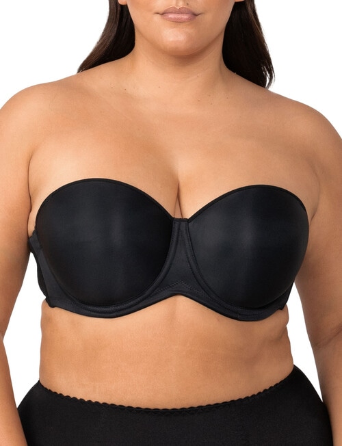 Triumph Beautiful Silhouette Strapless Bra, Black product photo View 08 L