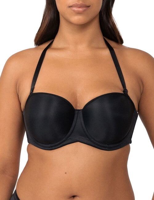 Triumph Beautiful Silhouette Strapless Bra, Black product photo View 04 L
