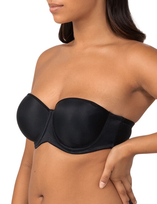 Triumph Beautiful Silhouette Strapless Bra, Black product photo View 03 L