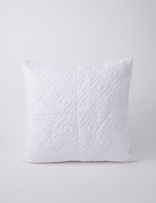 Kate Reed Gigi Euro Pillowcase, White product photo