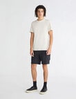 Calvin Klein Chenille Tee, Eggshell product photo View 03 S