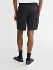 Calvin Klein Nylon Lightweight Cargo Short, Black product photo View 03 S