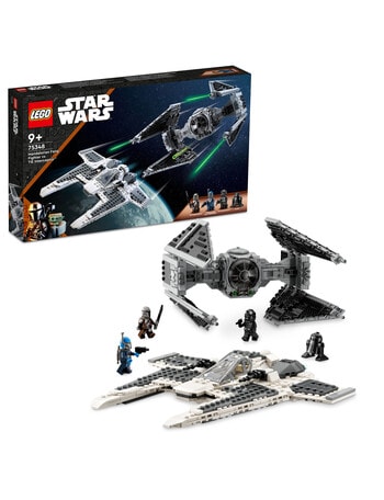 LEGO Star Wars Mandalorian Fang Fighter vs. TIE Interceptor, 75348 product photo