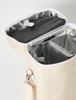 Terrace Journey Wine Cooler Bag, 8L, Natural & White product photo View 03 S