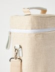 Terrace Journey Wine Cooler Bag, 8L, Natural & White product photo View 04 S