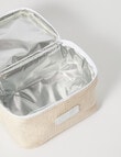 Terrace Journey Lunch Bag, 5L, Natural & White product photo View 03 S