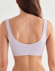 Lyric Seamfree Crop Top,Removable Pads, Thistle product photo View 02 S