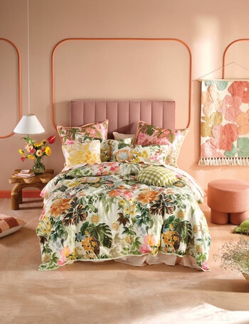 Linen House Passionflower Duvet Cover Set, Vanilla product photo