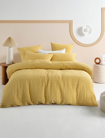 Linen House Dolce Duvet Cover Set, Honey product photo