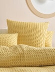Linen House Dolce Euro Pillowcase, Honey product photo View 02 S
