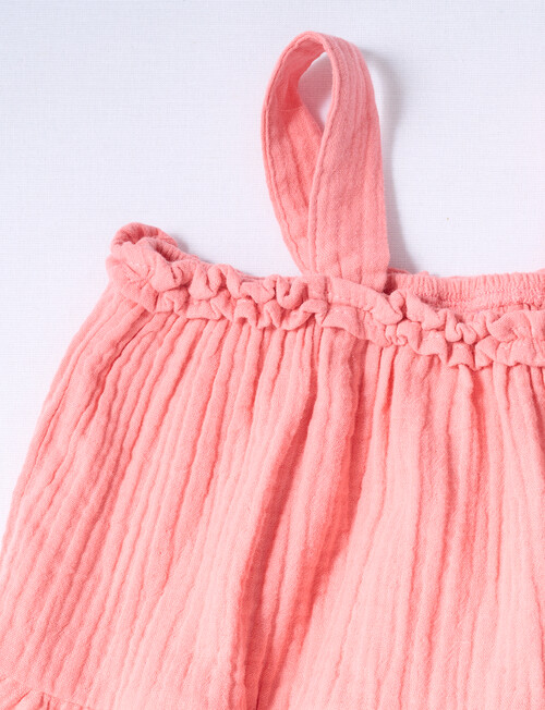 Teeny Weeny In Bloom Top And Bloomer Set, Salmon product photo View 02 L