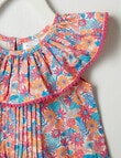 Teeny Weeny In Bloom Flower Frill Dress, Pink product photo View 04 S
