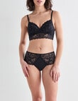 Lyric Sienna Lace Full Brief, Black product photo View 03 S