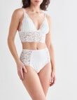 Lyric Cherie Lace Bralette, White product photo View 03 S