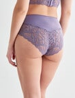 Lyric Sienna Lace Full Brief, Purple Sage product photo View 02 S