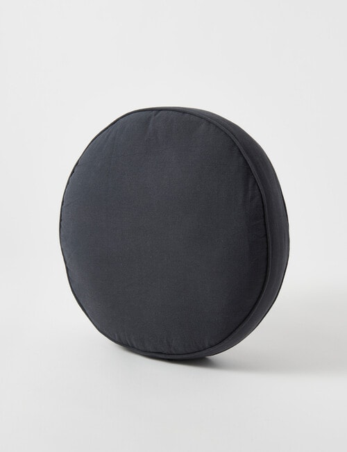 Haven Stone Wash Cushion, Coal product photo