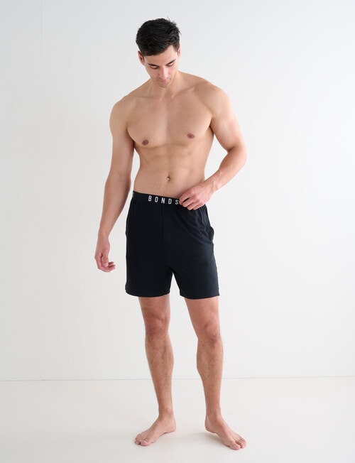 Bonds Comfy Livin' Sleep Short, Black product photo View 03 L