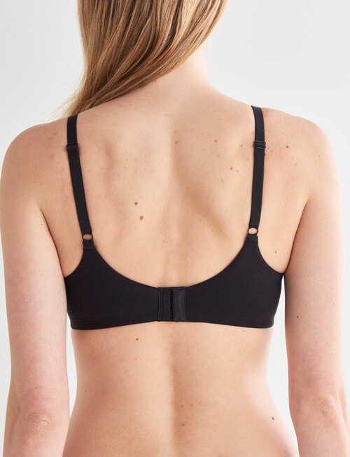 Lyric Wirefree Nursing Bra, Black, B-DD product photo View 02 L