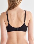 Lyric Wirefree Nursing Bra, Black, B-DD product photo View 02 S