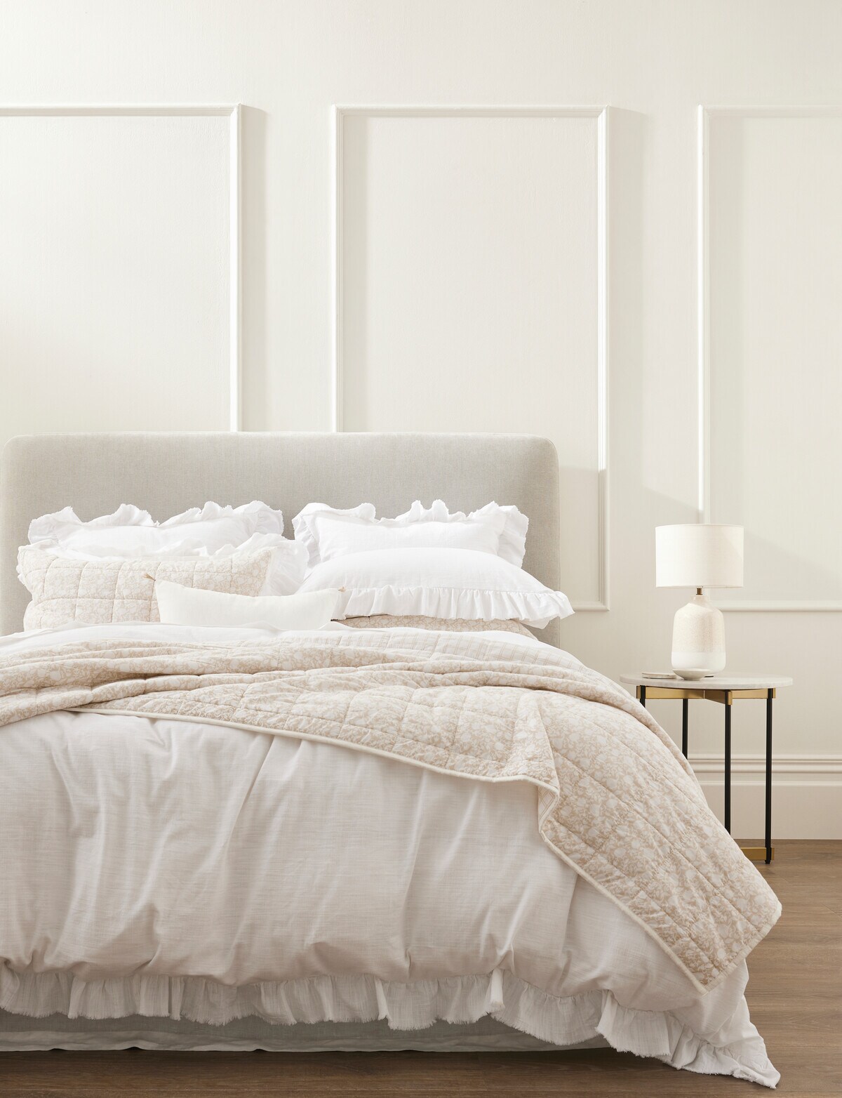 Kate Reed Margot Duvet Cover Set, White Duvet Covers & Coordinates