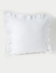 Kate Reed Margot Euro Pillowcase, White product photo View 02 S