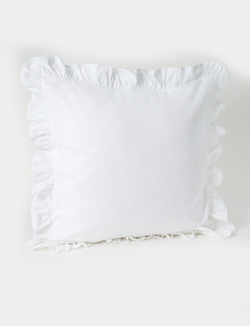 Kate Reed Margot Euro Pillowcase, White product photo View 02 L