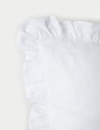 Kate Reed Margot Euro Pillowcase, White product photo View 03 S