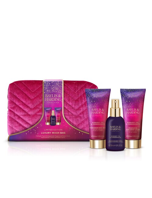 Baylis and Harding Midnight Fig & Pomegranate Wash Bag Gift Set product photo View 02 L