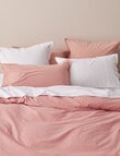 Haven Stone Wash Duvet Cover Set, Blush product photo View 02 S