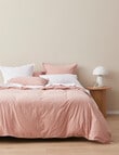 Haven Stone Wash Duvet Cover Set, Blush product photo