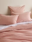 Haven Stone Wash Duvet Cover Set, Blush product photo View 03 S