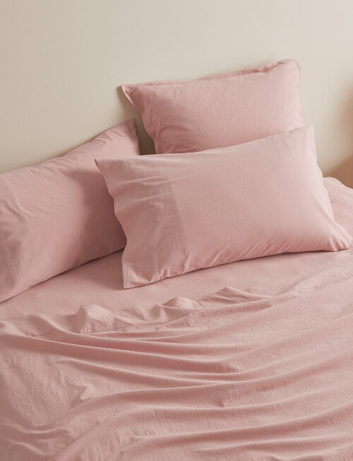 Haven Stone Wash Euro Pillowcase, Blush product photo