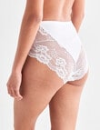 Lyric Chanice Lace Full Brief, White product photo View 02 S