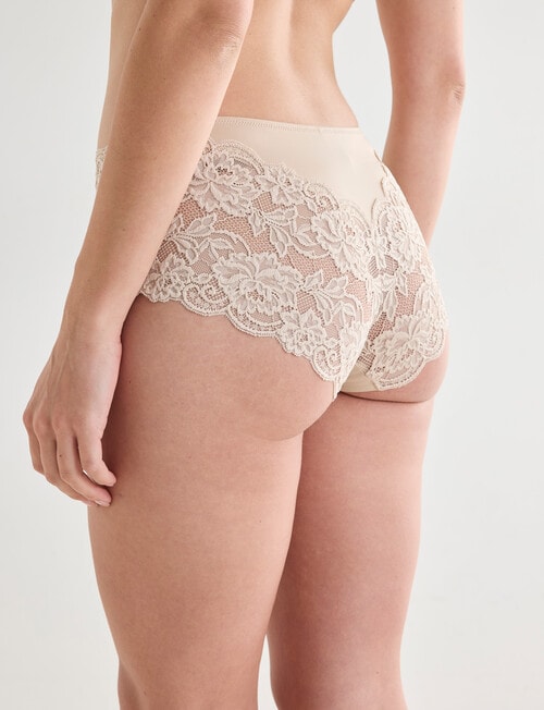 Lyric Boyleg Bandeau Lace, Nude product photo View 02 L