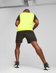 Puma Fit Ultrabreathe 7" Woven Short, Black & Yellow product photo View 04 S