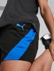 Puma Fit Ultrabreathe 5" Woven Short, Black & Blue product photo View 05 S