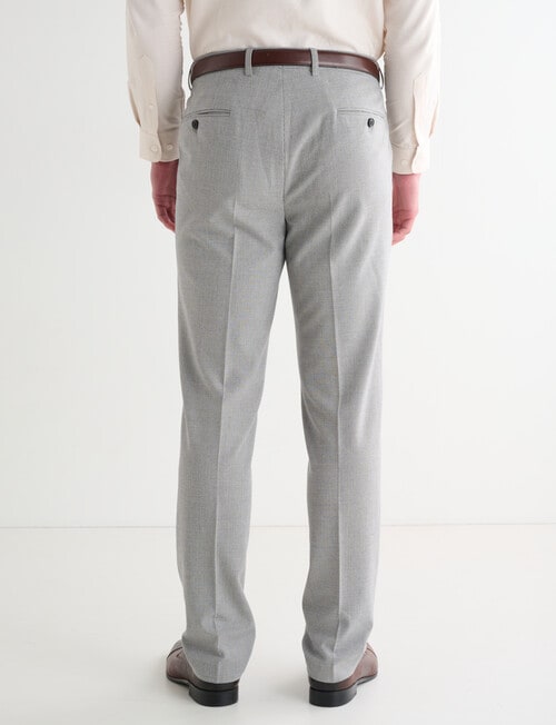 Laidlaw + Leeds Tailored Houndstooth Pant, Grey & Blue product photo View 02 L