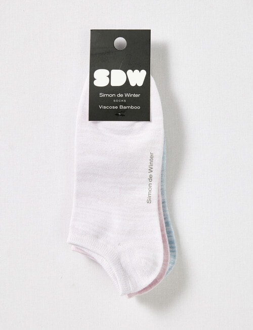 Simon De Winter Ankle Sock, 3-Pack product photo View 02 L