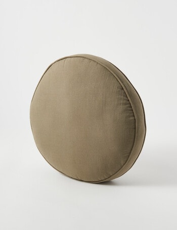 Haven Stone Wash Cushion, Olive product photo