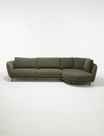 LUCA Furniture Milan Fabric 2 Seater Sofa with Right Hand Corner product photo