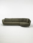 LUCA Milan Fabric 2 Seater Sofa with Right Hand Corner product photo View 02 S