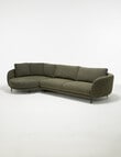 LUCA Furniture Milan Fabric 2 Seater Sofa with Left Hand Corner product photo