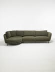 LUCA Milan Fabric 2 Seater Sofa with Left Hand Corner product photo View 02 S