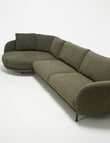 LUCA Milan Fabric 2 Seater Sofa with Left Hand Corner product photo View 04 S