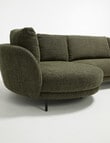 LUCA Furniture Milan Fabric 2 Seater Sofa with Left Hand Corner product photo View 06 S