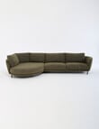LUCA Furniture Milan Fabric 2.5 Seater Sofa with Left Hand Corner product photo