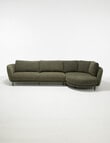 LUCA Furniture Milan Fabric 2 Seater Sofa with Right Hand Corner product photo View 02 S